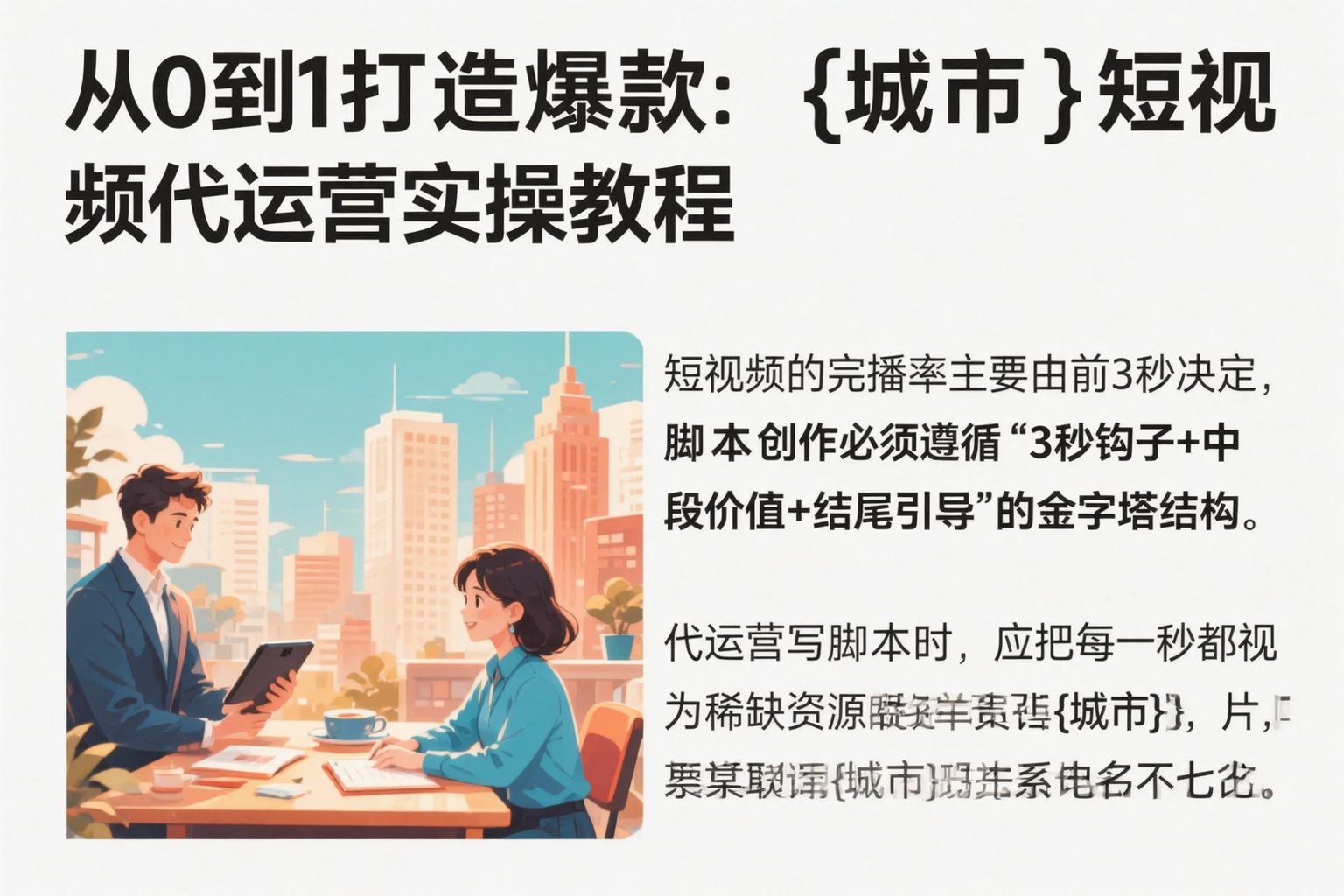 从0到1打造爆款:兴安短视频代运营实操教程