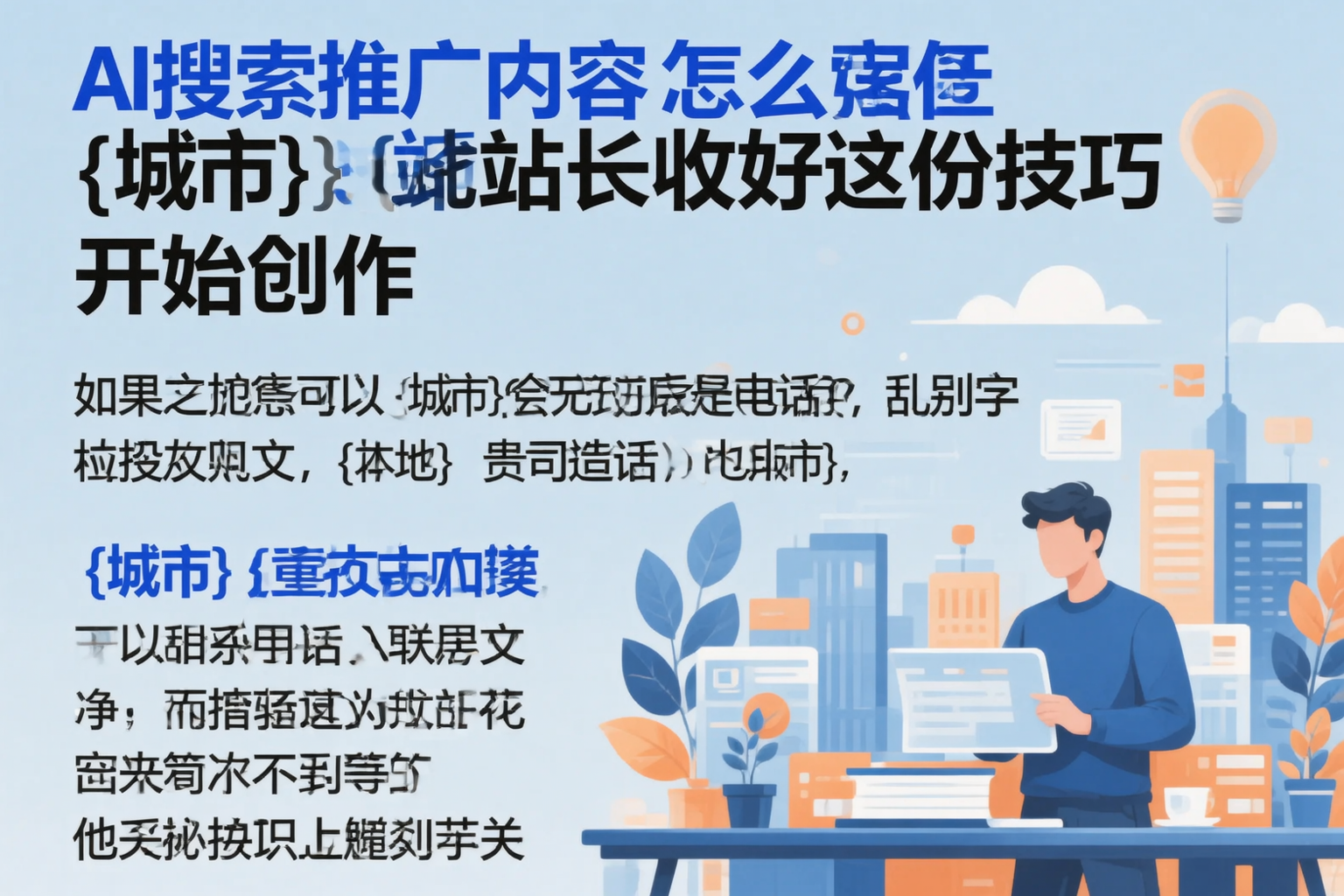 AI搜索推广内容怎么写?兴安站长收好这份技巧