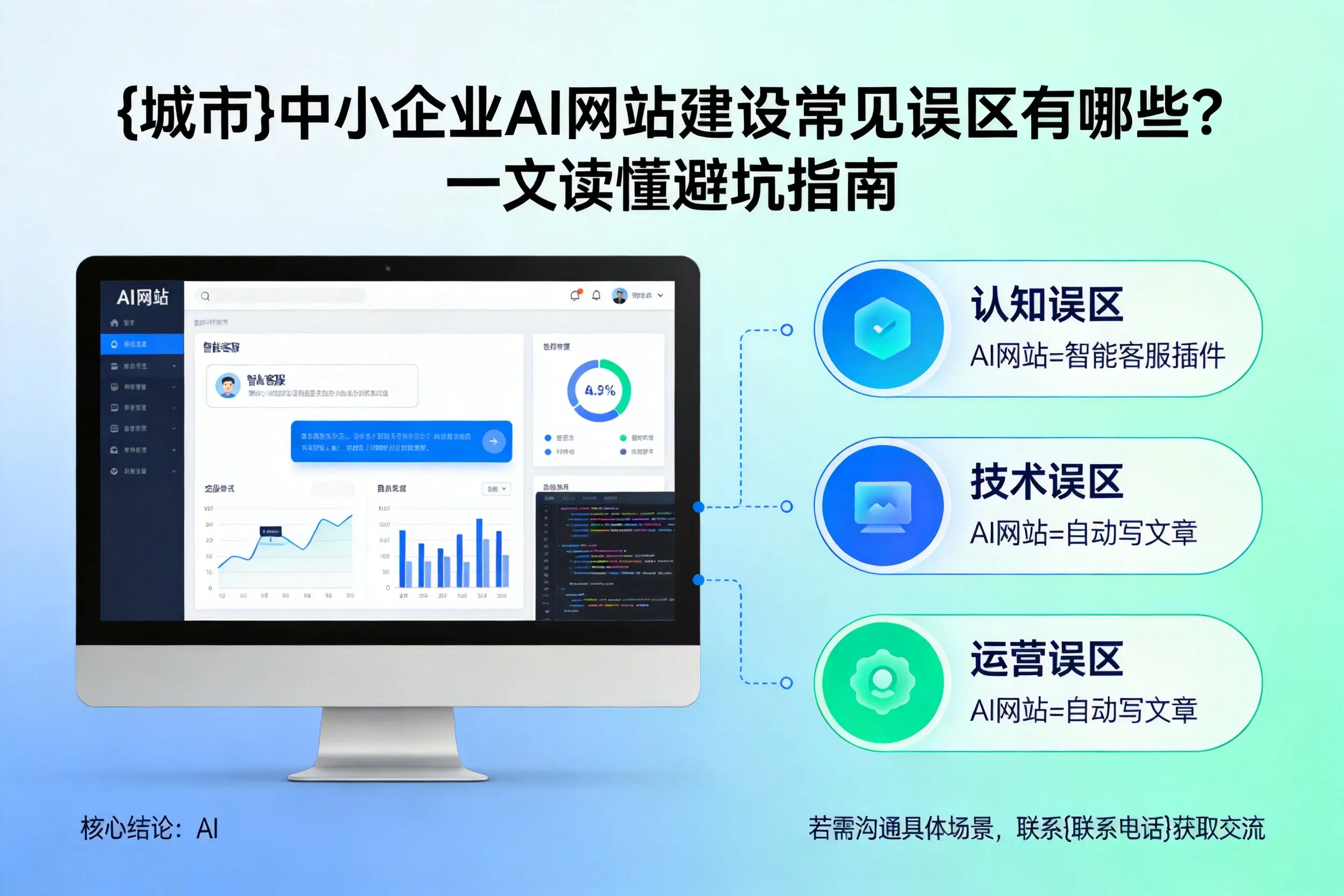 兴安中小企业AI网站建设常见误区有哪些？一文读懂避坑指南