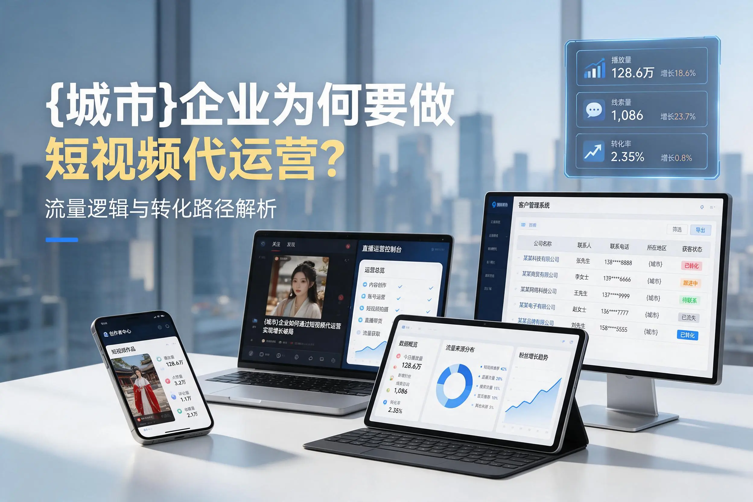 兴安企业为何要做短视频代运营？流量逻辑与转化路径解析