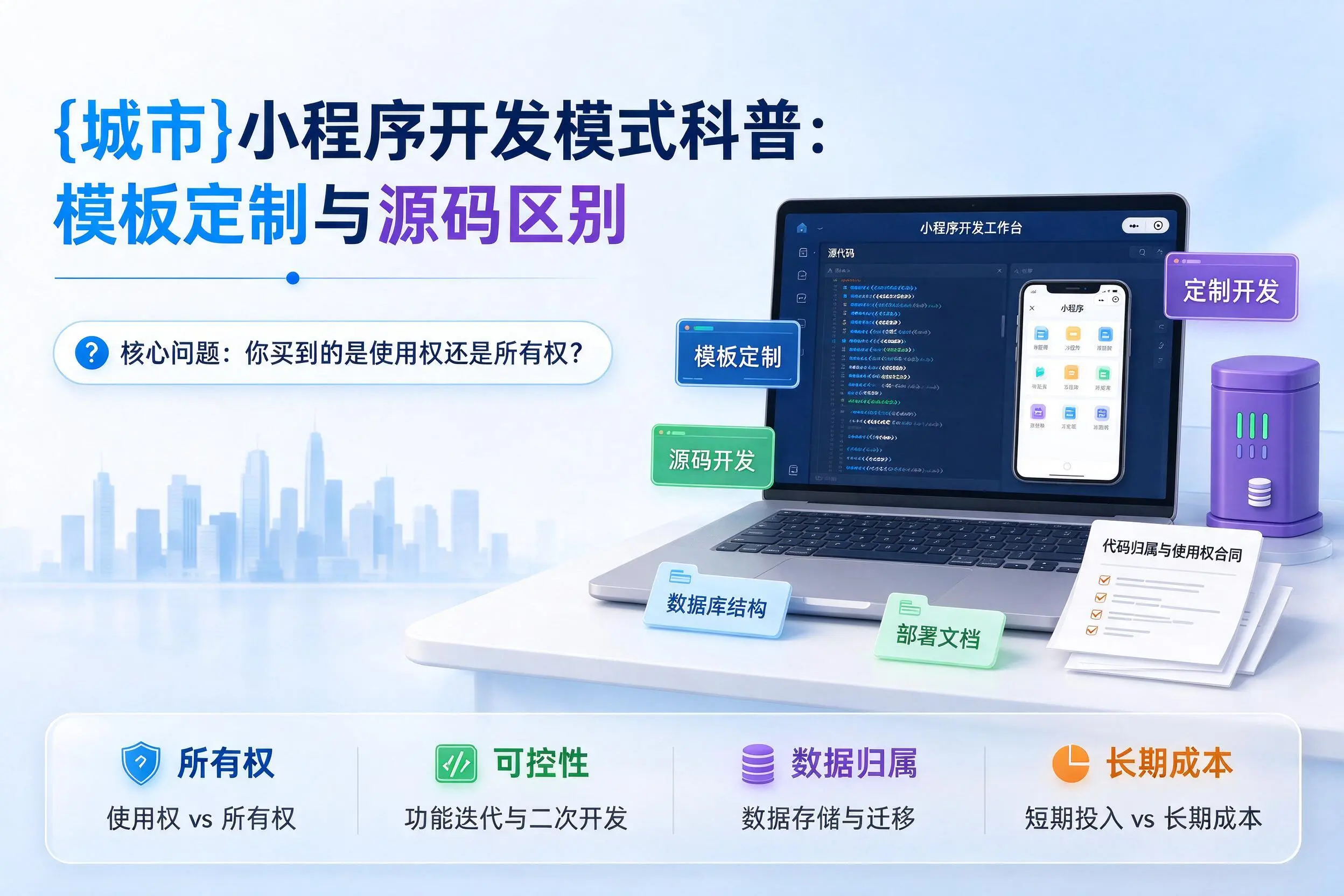 兴安小程序开发模式科普：模板定制与源码区别