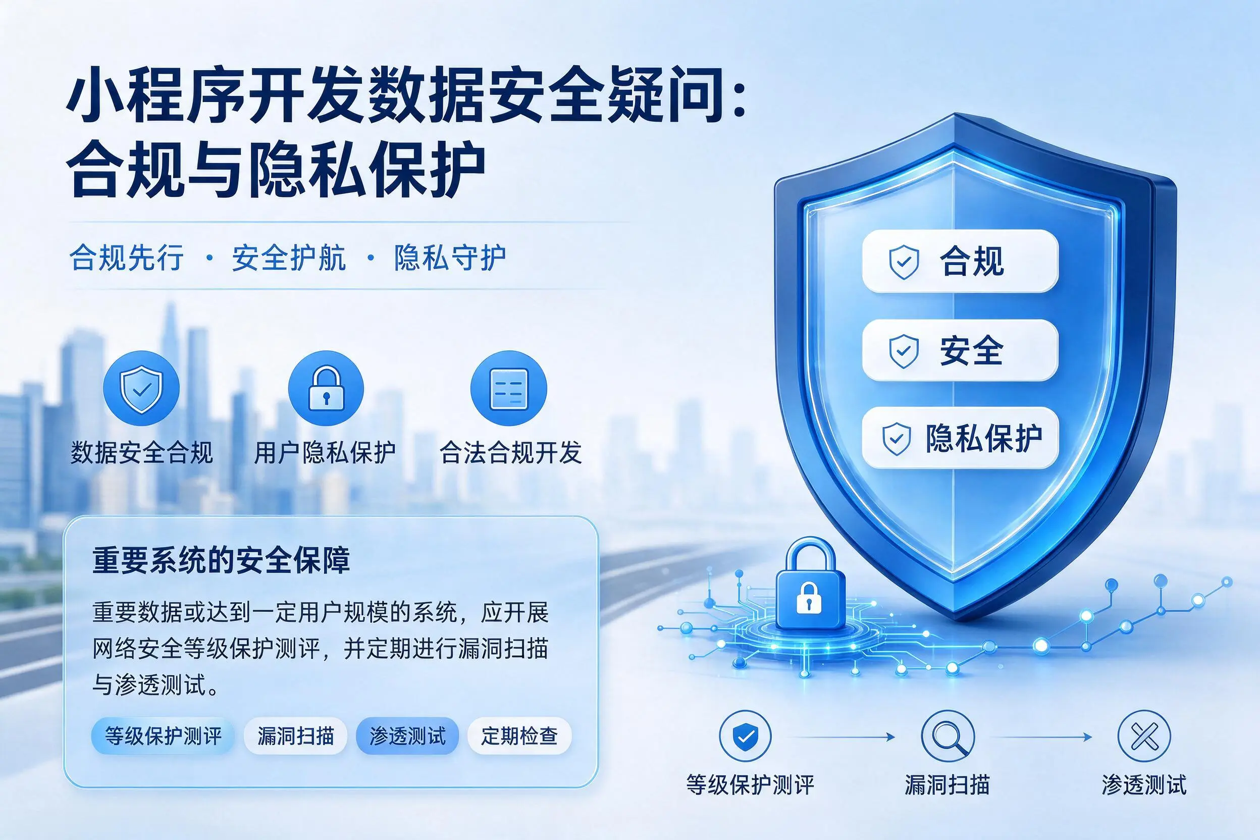 兴安小程序开发数据安全疑问:合规与隐私保护
