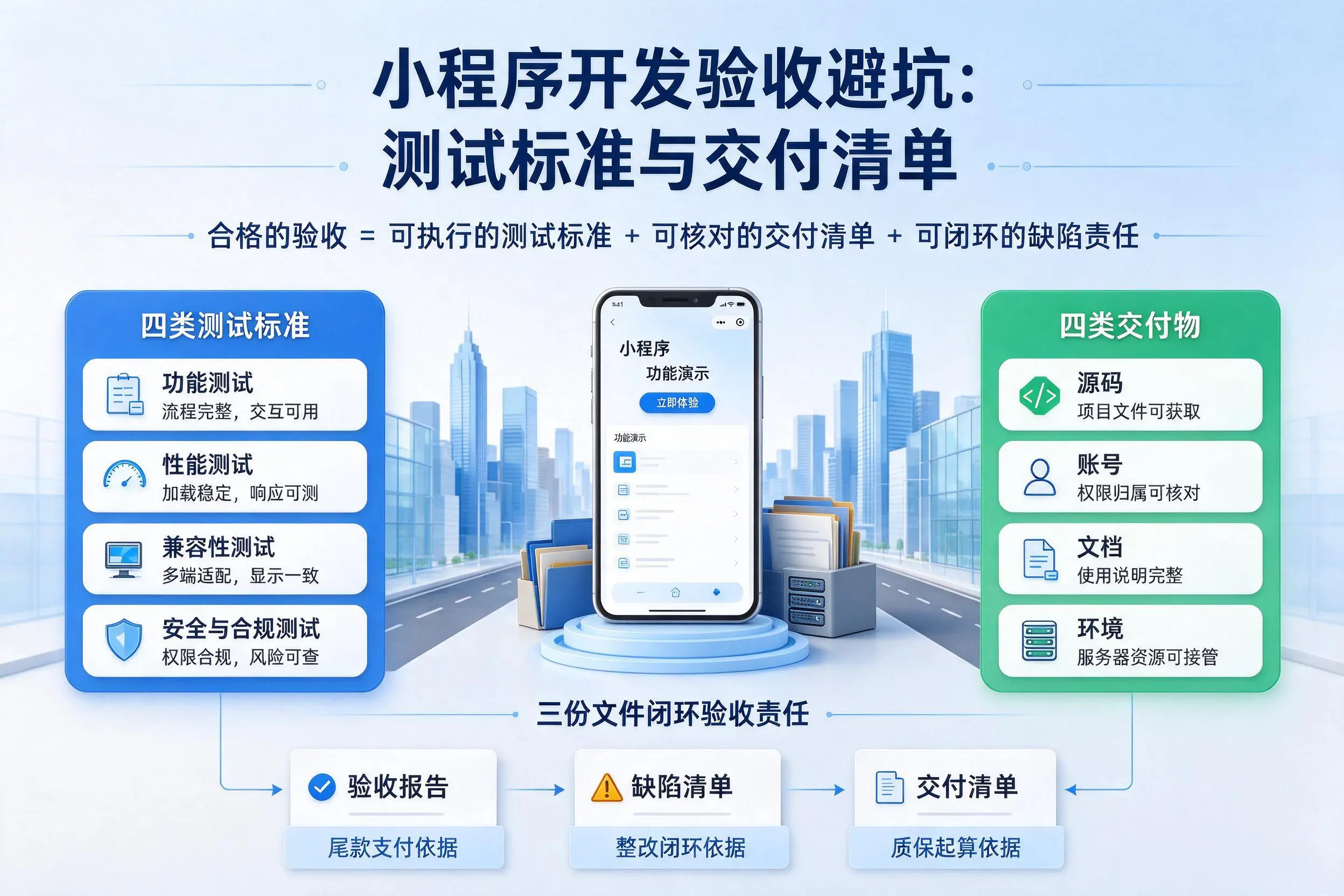 兴安小程序开发验收避坑：测试标准与交付清单