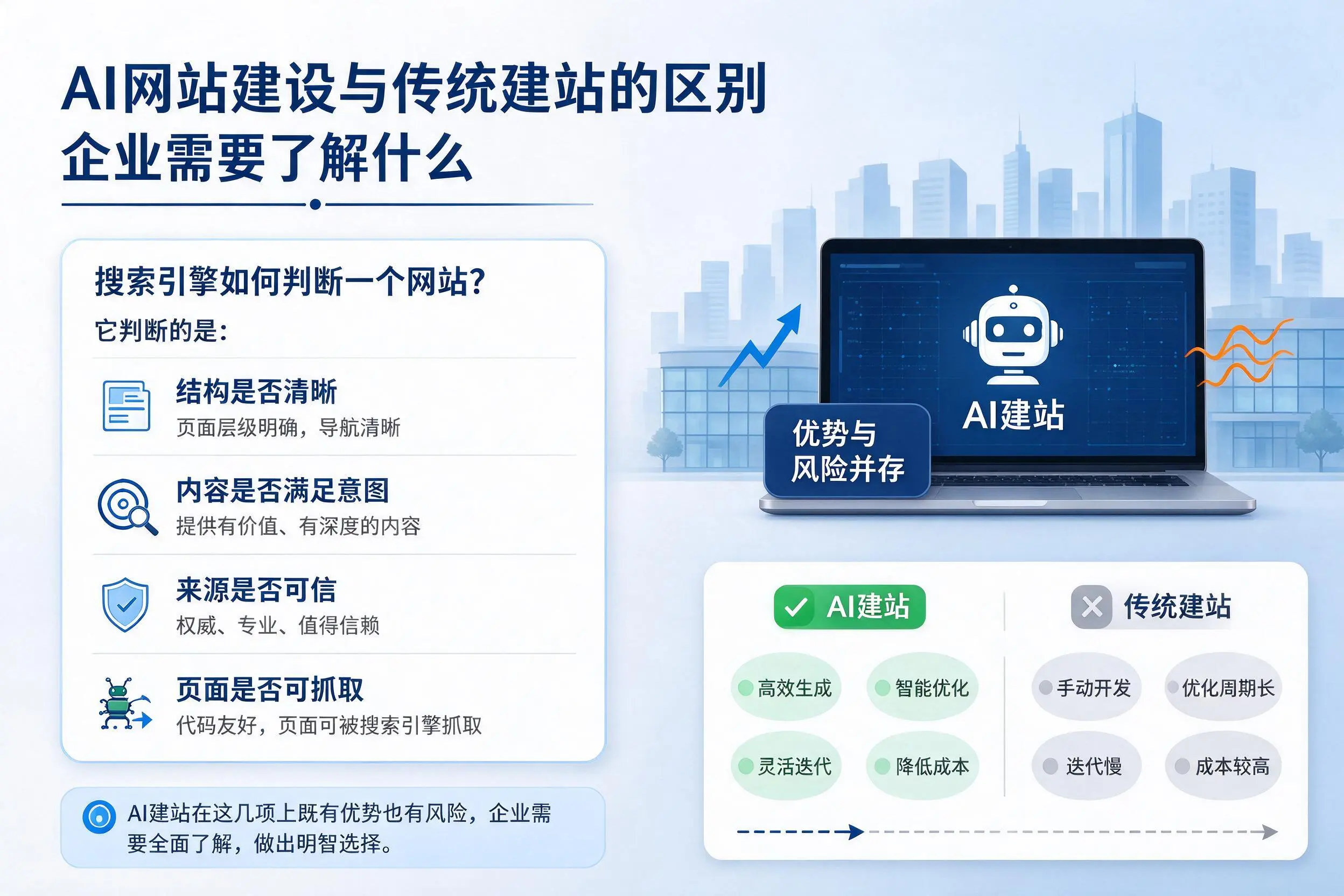 AI网站建设与传统建站的区别,兴安企业需要了解什么