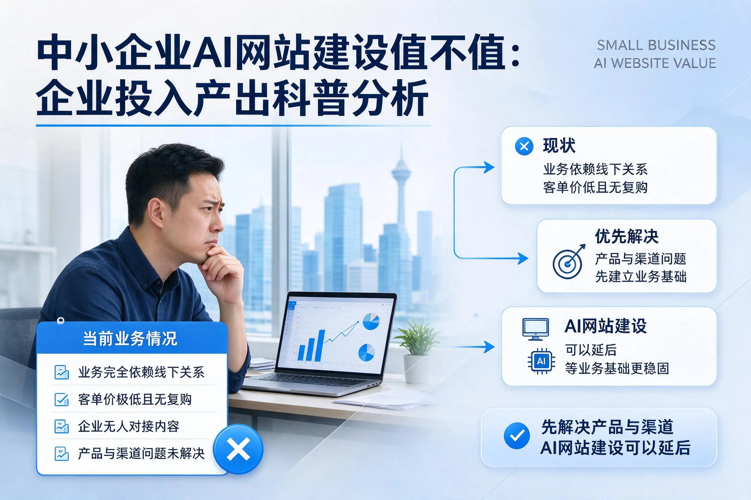 中小企业AI网站建设值不值:兴安企业投入产出科普分析