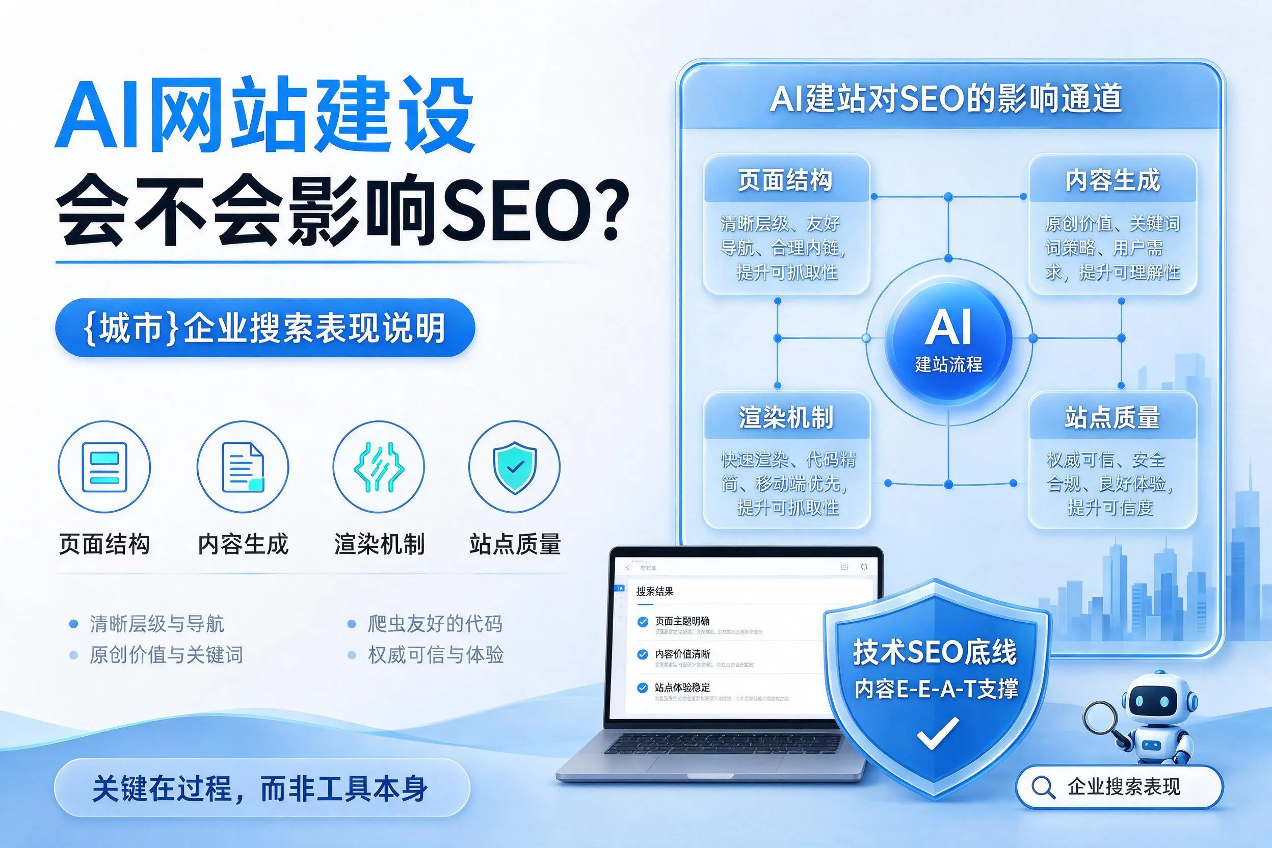 AI网站建设会不会影响SEO？兴安企业搜索表现说明