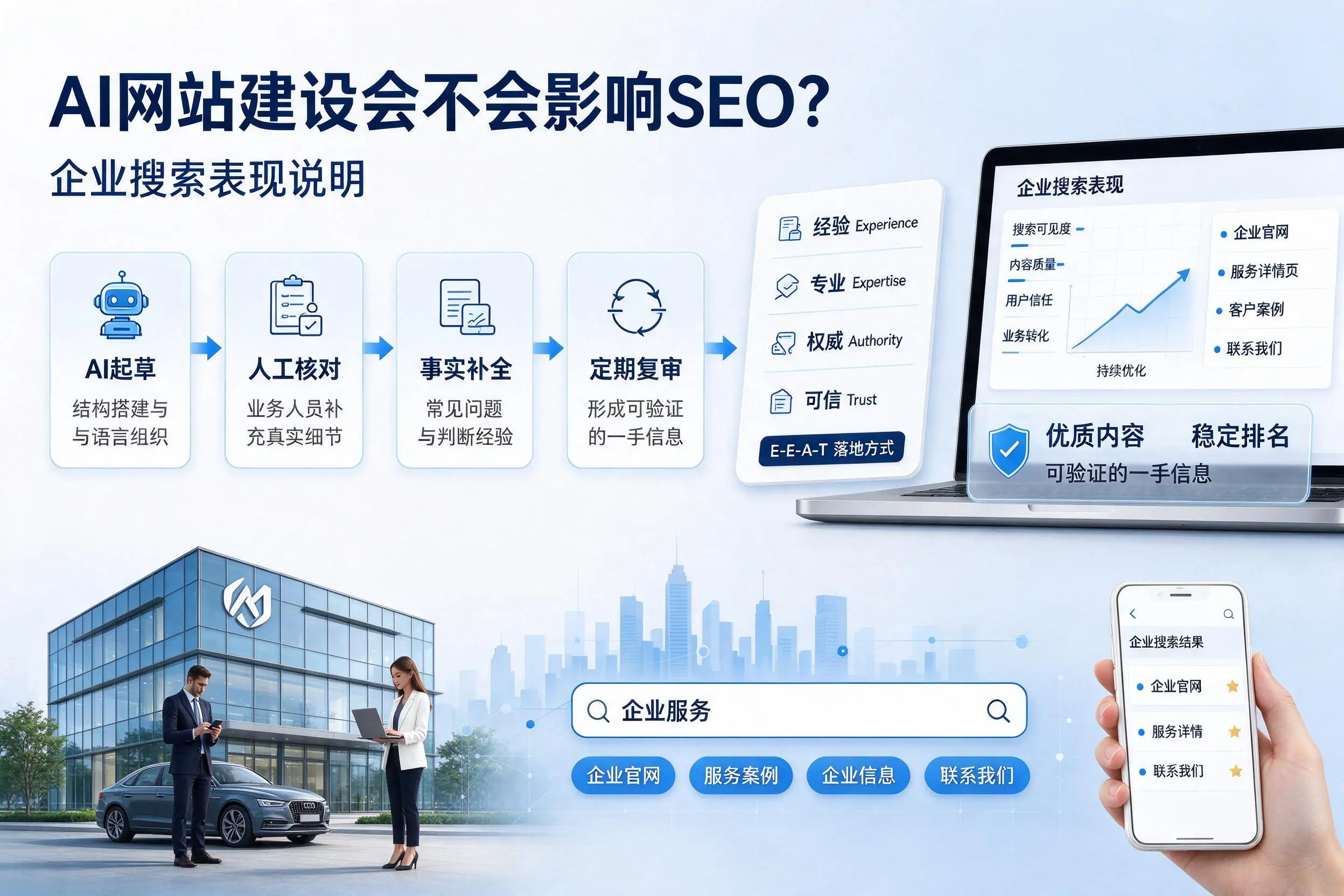 AI网站建设会不会影响SEO？兴安企业搜索表现说明