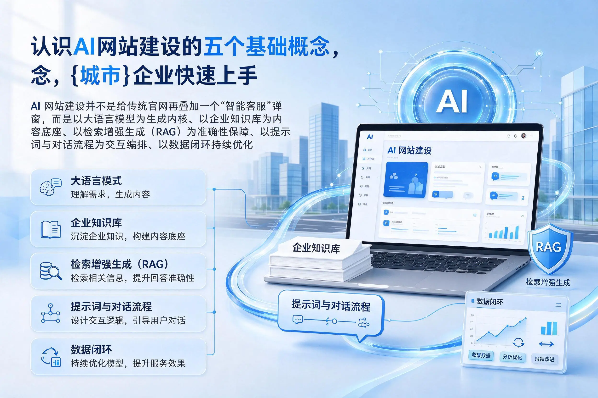 认识AI网站建设的五个基础概念，兴安企业快速上手