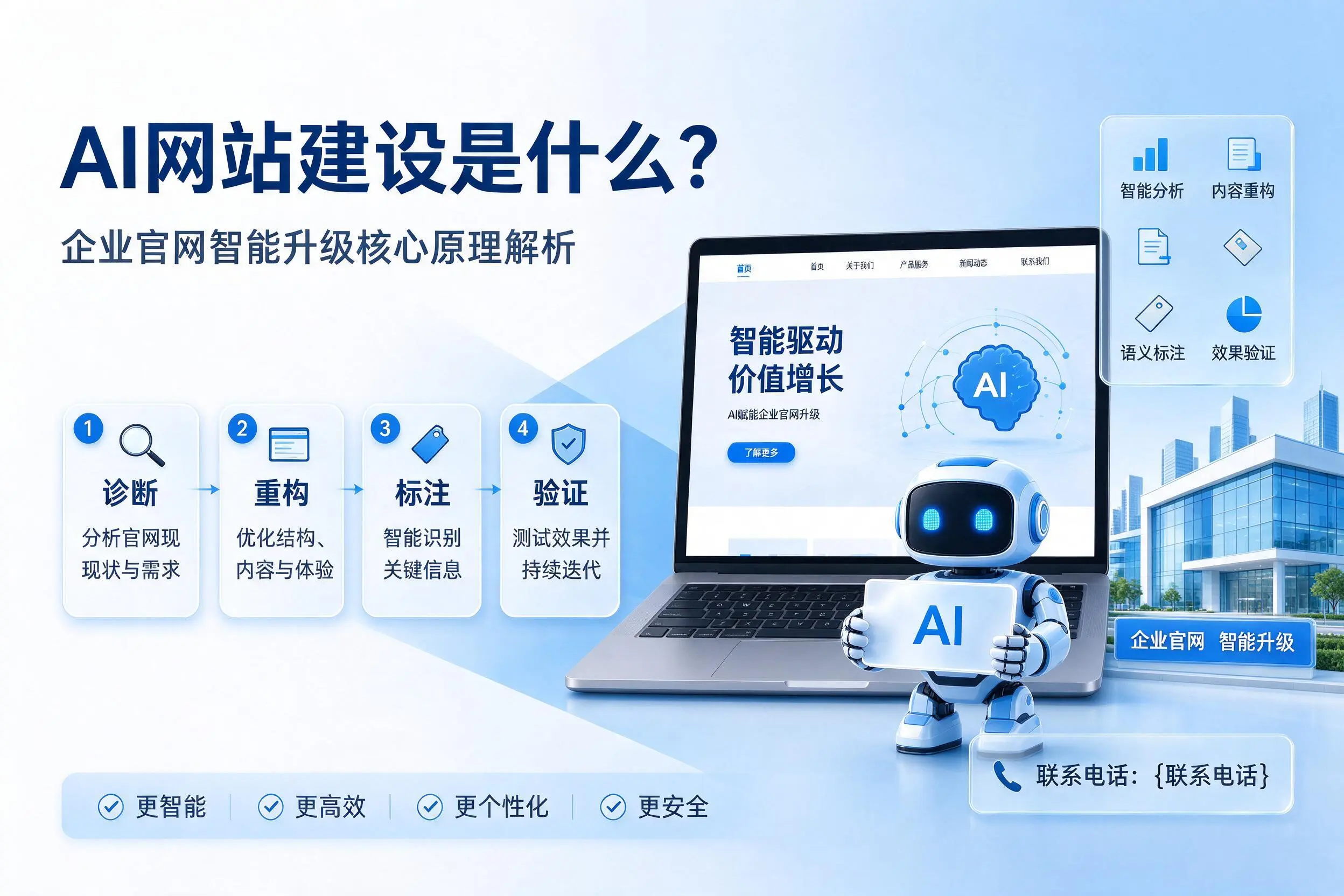 AI网站建设是什么？兴安企业官网智能升级核心原理解析
