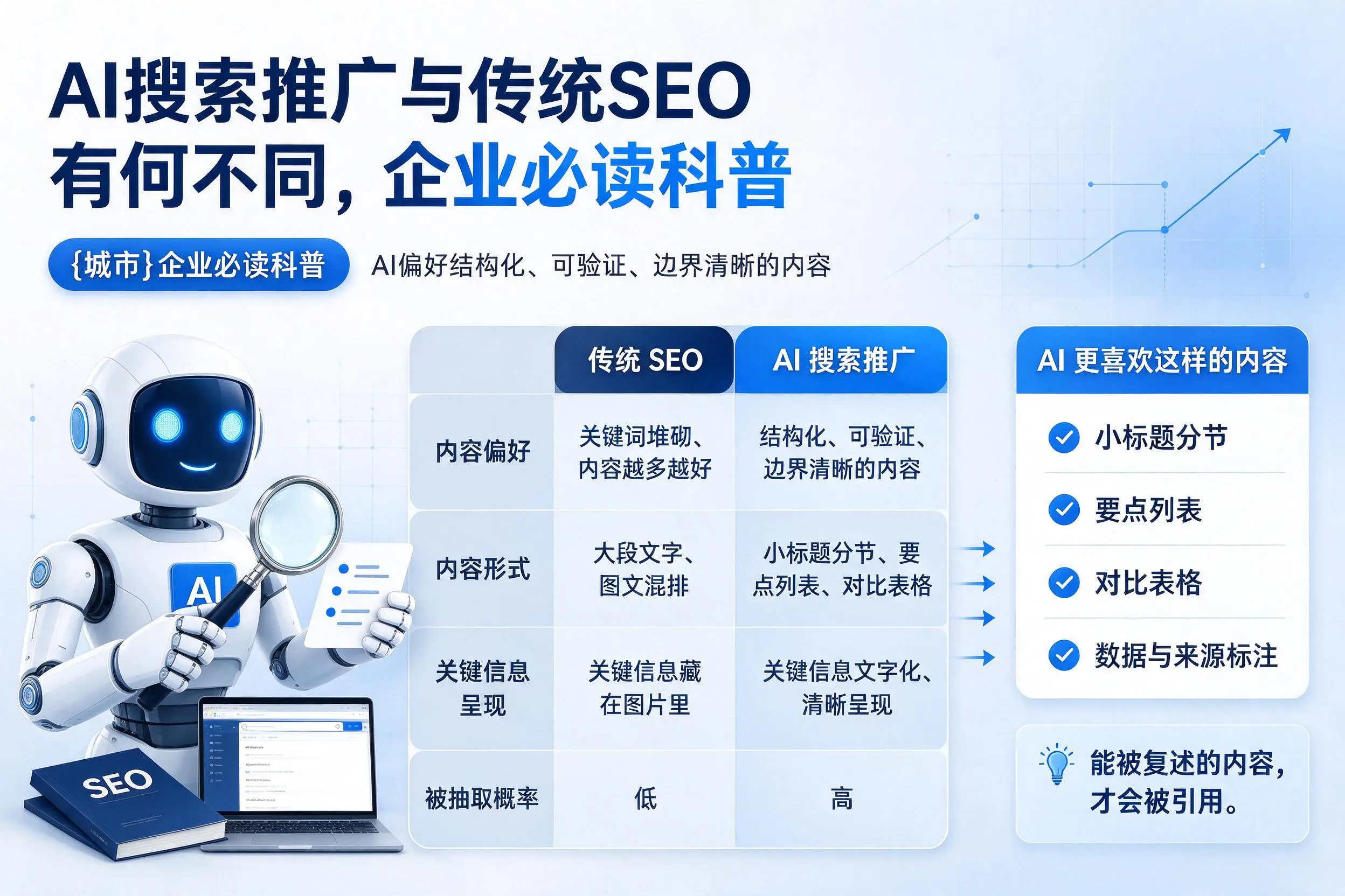 AI搜索推广与传统SEO有何不同,兴安企业必读科普